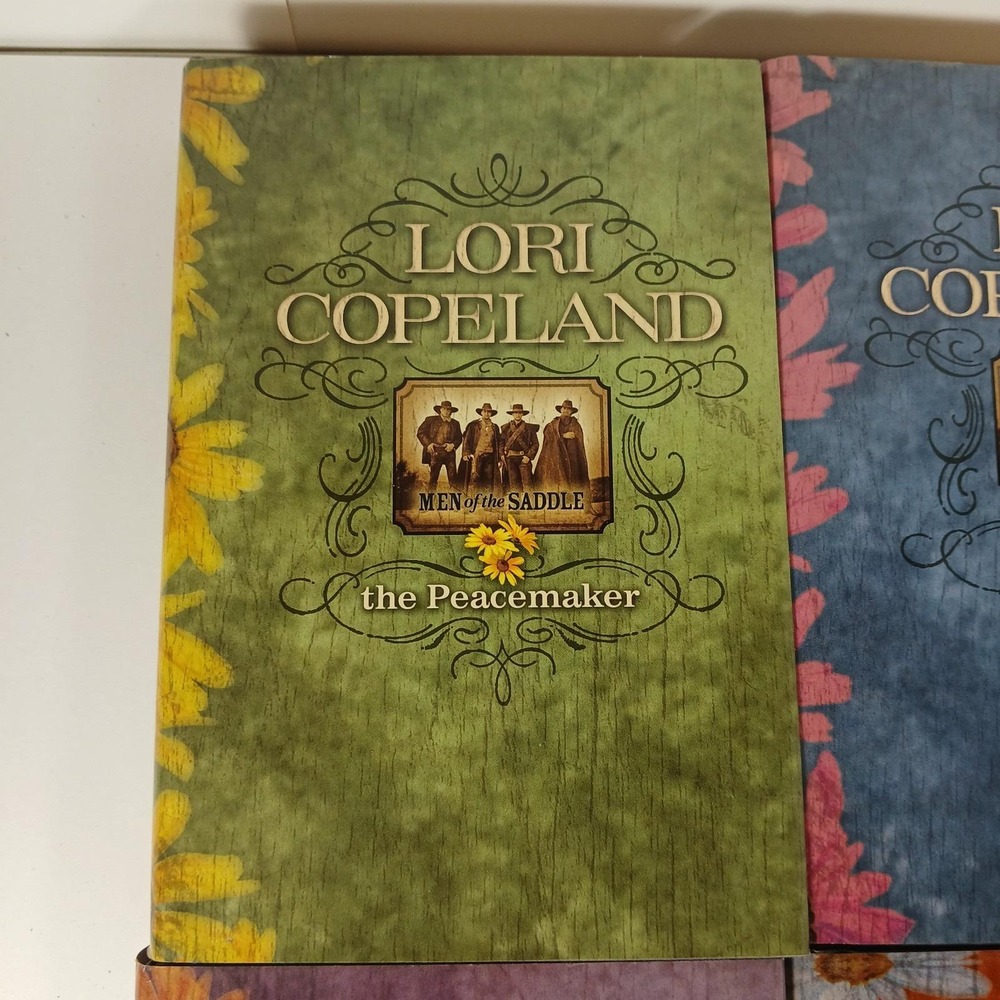 Lori Copeland Men of the Saddle HCDJ Complete Lot Of 5 Large Print Christian - Picture 3 of 9